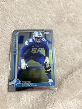 Topps chrome Penei Sewell Holo  Detroit Lions NFL Football Card