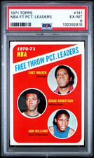 Oscar Robertson 1970 1971 Topps Leaders #141 Bucks HOF PSA 6 EX MINT CENTERED