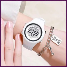 LED Digital Kids Sports Watch set Luminous Waterproof Alarm Boys and Girls