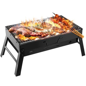 Léger Portable BBQ Smoker Grill Parfait pour le camping et le jardin