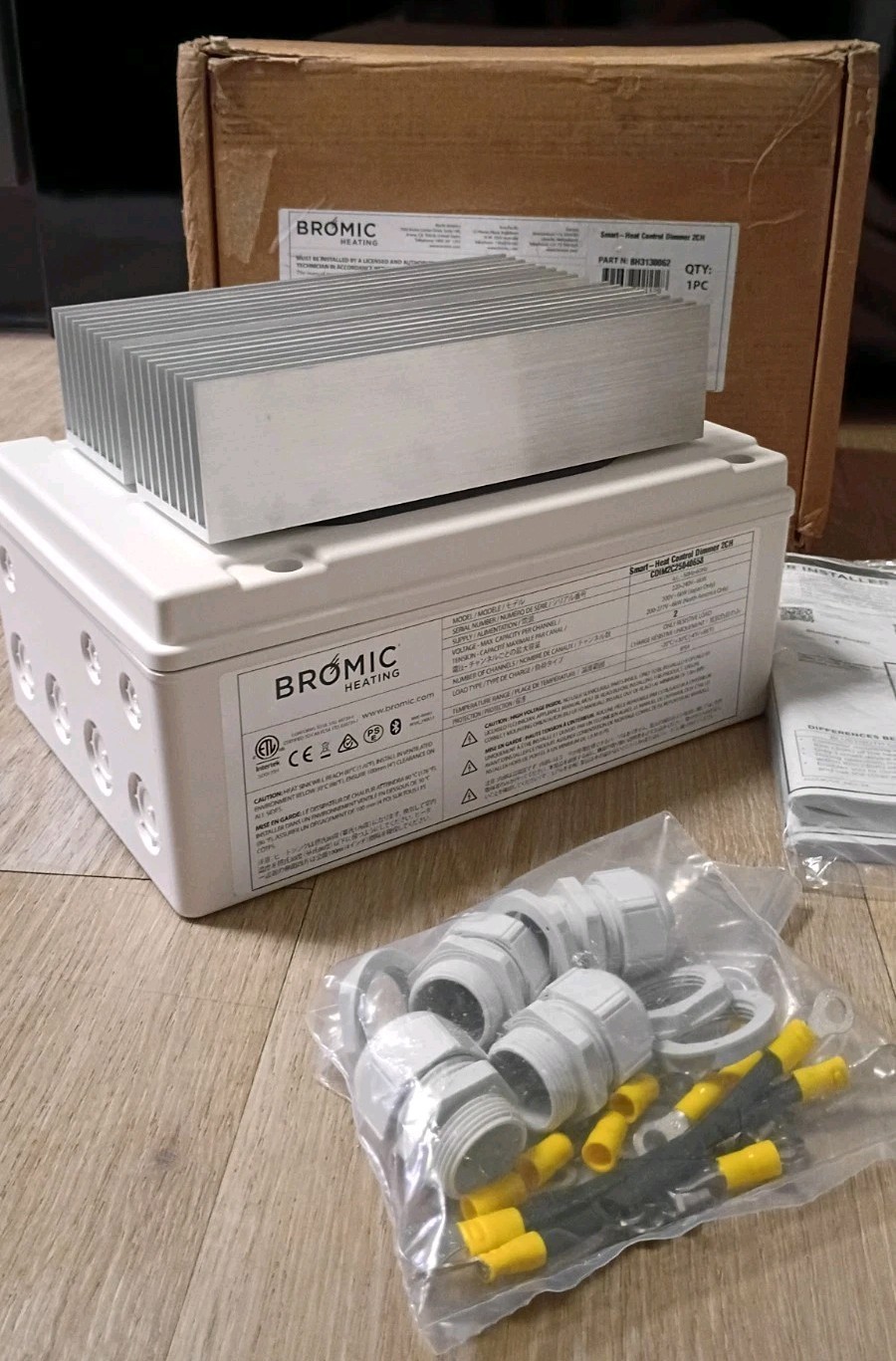 Bromic Affinity Smart Heat 2Channel Dimmer Controller BH3130062 READ DESCRIPTION