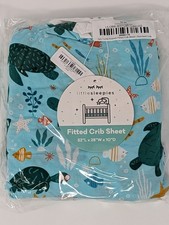 NIB Little Sleepies Sea Turtle Friends Fitted Crib Sheet