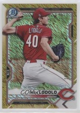 2021 Bowman Chrome Prospects Gold Shimmer Refractor 20/50 Nick Lodolo s7f