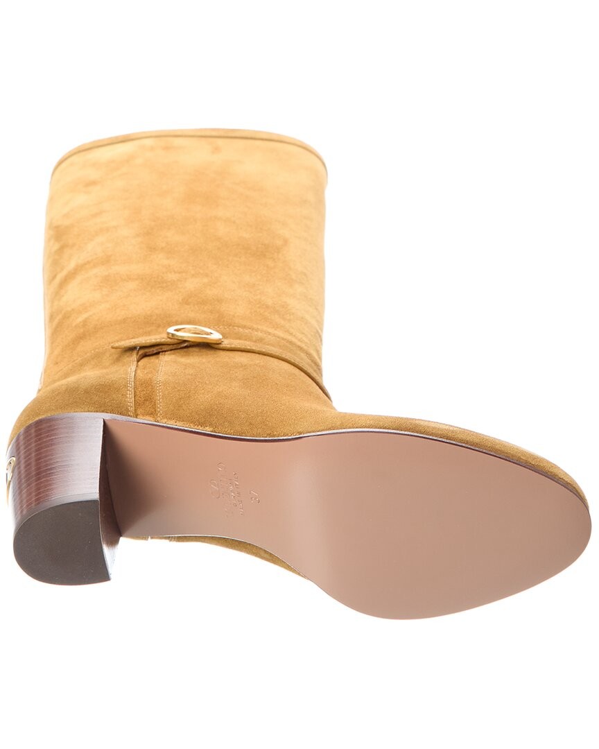 Valentino Pattie 75 Suede Knee-High Boot Women's thumbnail 4