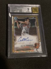 2021 Bowman Draft - Chrome Draft Pick Autographs Colton Cowser #CDA-CC Gold Wave