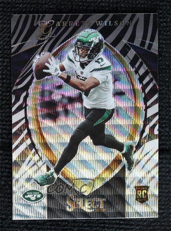 2022 Panini Select Certified Rookies Zebra Prizm Garrett Wilson #SCR-7 10ow