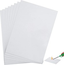 8 Pcs High Temperature Gasket Paper Exhaust Gasket Material White Gasket Shee...