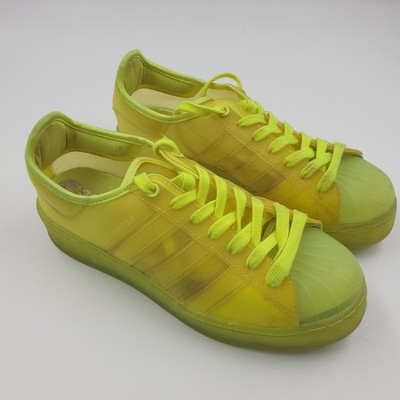 Adidas Superstar Jelly Sneaker Damen UK 6,5 Gelb Retro Streetwear Sneaker