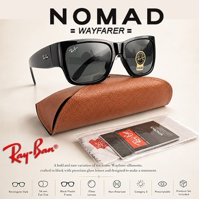 Sunglasses Ray Ban WAYFARER NOMAD 901/31 | RB 2187 | Limited Edition | Full Set
