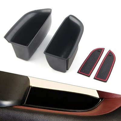 Fit Toyota Highlander 2015-19 Front Door Handle Armrest Storage Box Tray Bin Kit