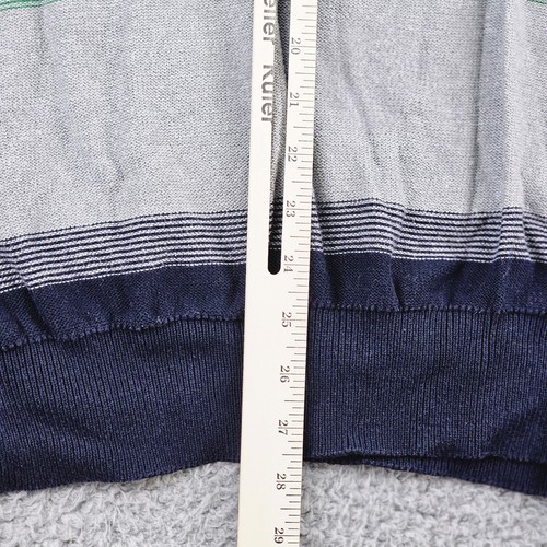 Volcom Sweater XL Mens Corpo Class Striped Knit Long Sleeve V Neck Casual Adult - Picture 9 of 10