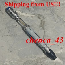 US 10th Doctor Who Metal Sonic Screwdriver Replica NAWYA LED Sounds Collection