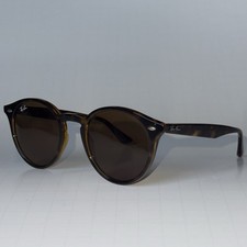 Ray-Ban RB2180 49-21 Brown Tortoise Round Sunglasses Unisex Italy Made Read 