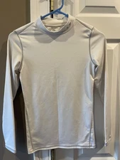 Champion L(12-14) Youth white BaseLayer Top ski sports