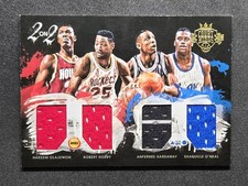 Shaq O'Neal/Hardaway/Horry/Olajuwon 2015-16 Panini Court Kings 2on2 Jersey /49