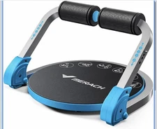 MERACH Ab Machine Stomach Workout 3 Adjustable Resistance and Auto Rebound 330LB