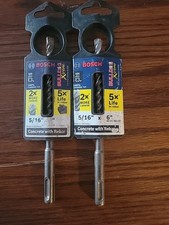 Bosch HCFC2051D Bulldog Extreme SDS Plus Hammer Drill Bit 5/16" x 6" Pack of 2