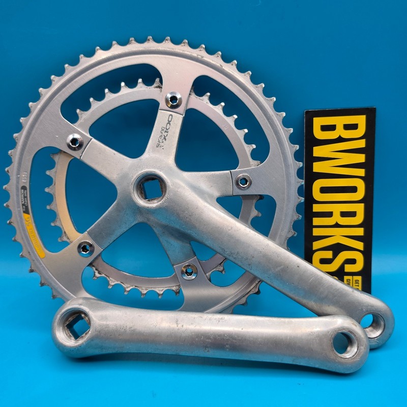 Shimano RX100 FC-A550 Double Square Taper Crankset 170mm 52/40t 130 BCD  g6