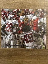 Alabama Crimson Tide football Nick Saban Mark & 09  Team signed 11x12 book photo