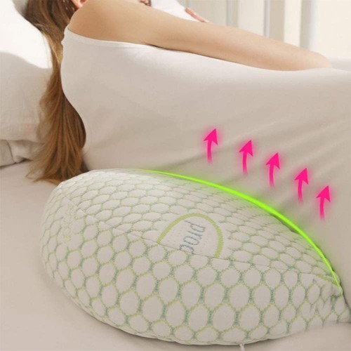 Versatile Pregnancy Pillow for Belly, Back & Side Sleepers - Machine Washable - Picture 5 of 10
