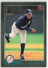 2001 Topps Traded & Rookies Gold /2001 Adrian Hernandez #T226 RC
