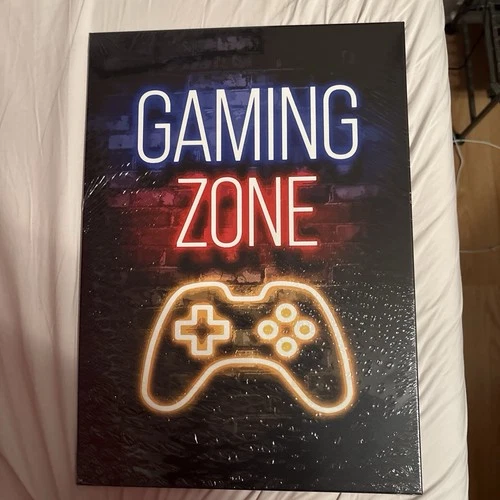 Gaming Zone Metal Displate Poster