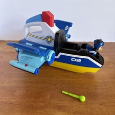 Paw Patrol Jet to the Rescue Spiral Police Jet Lights Sounds Chase Figure WORKS 