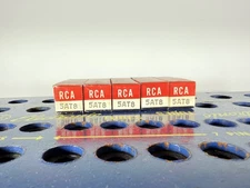 Lot Of 5 Tube RCA 5AT8 NOS NIB Tested Tube