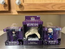 Wednesday Blue Tooth Speaker  Die cast Figures Lot of 3