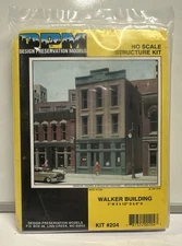 DPM HO Scale Walker Building Structure Kit #204 NOS