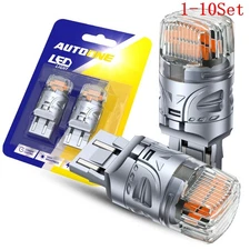 7443 7440 Amber LED Front Turn Signal Light Bulbs No Hyper Flash CANBUS 1-10Set
