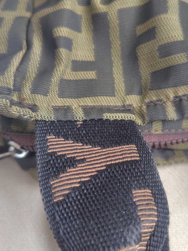 Fendi Pouch Purse Hand bag Zucca  Nylon Authentic 344T0326 thumbnail 21