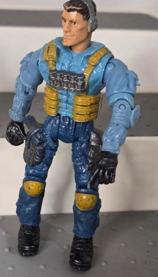 Lote De 3 Figuras De Acción De Colección 2003 Lanard The Corps 4"" Ejército Militar Foto 4 de 4