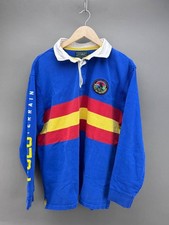 Ralph Lauren Polo Country Shirt 2XB Blue Colorblock Terrain Sportsman Rugby READ