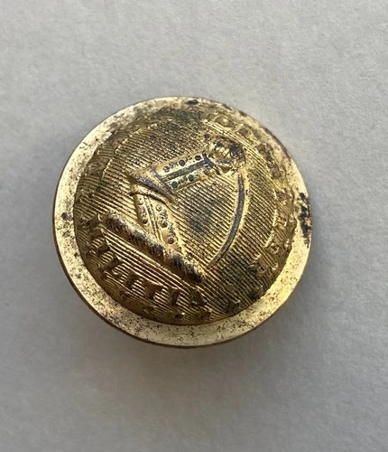 Authentic Civil War Coat Button Massachusetts Volunteer Militia