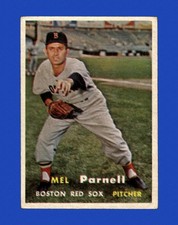 1957 Topps Set-Break #313 Mel Parnell VG-VGEX *GMCARDS*