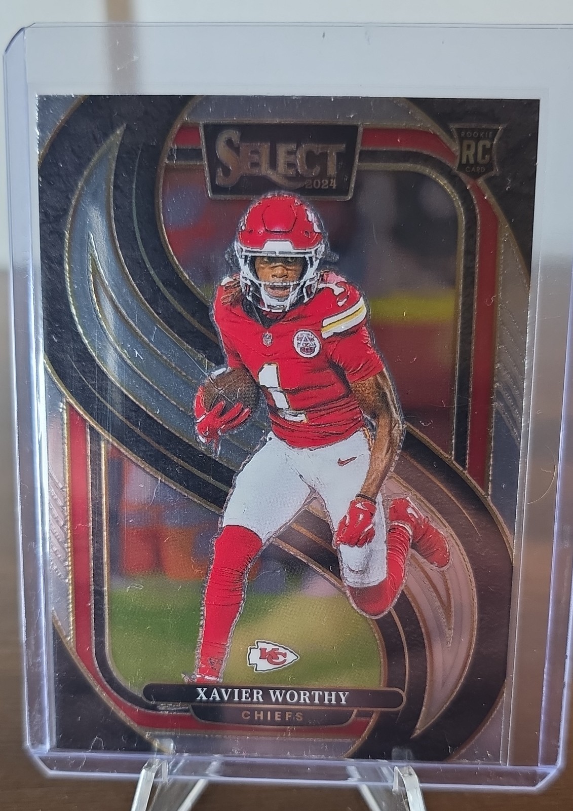 2024 Panini Select - Premier Level Xavier Worthy #119 Silver Prizm (RC)