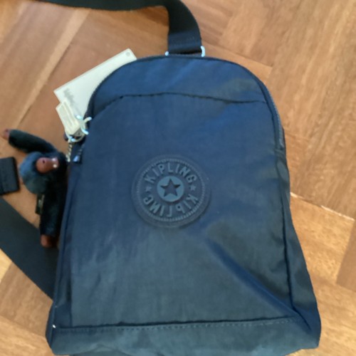 Zaino piccolo Kipling blu navy zaino borsetta blu navy nuovo prezzo di listino £99 nuovo - Foto 3 di 7