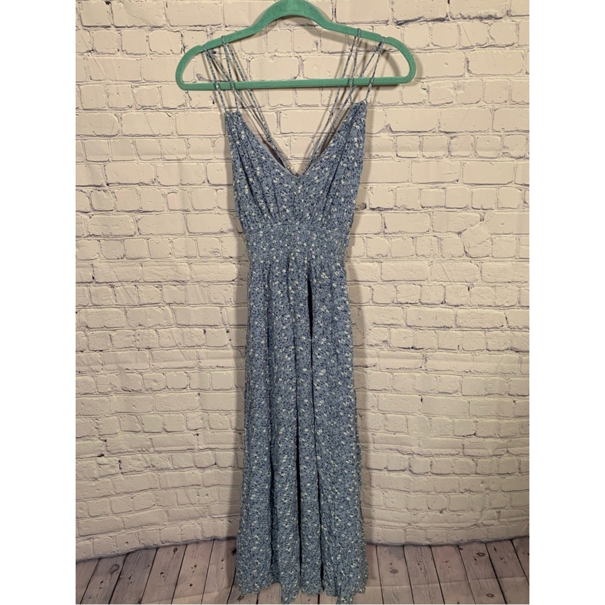 abercrombie and fitch blue floral dress & Womens Sleeveless Maxi Sz XSP Cottagecore sleeve mini dress in OPTIONS:Bustier + Skirt Style_Sarah Ebay Bcbgmaxazria Womens Lace Floral