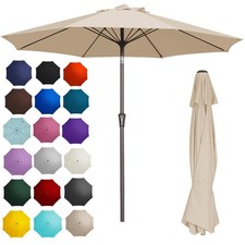 Best PatioKingdom 9FT Patio Outdoor Umbrella-UPF 50 Sun Shade with Wind Vent