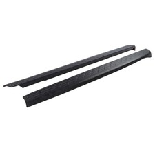 2PCS Black Bed Rail Cover, Compatible with Chevy Silverado 5´8" 2007-13 Tailgate