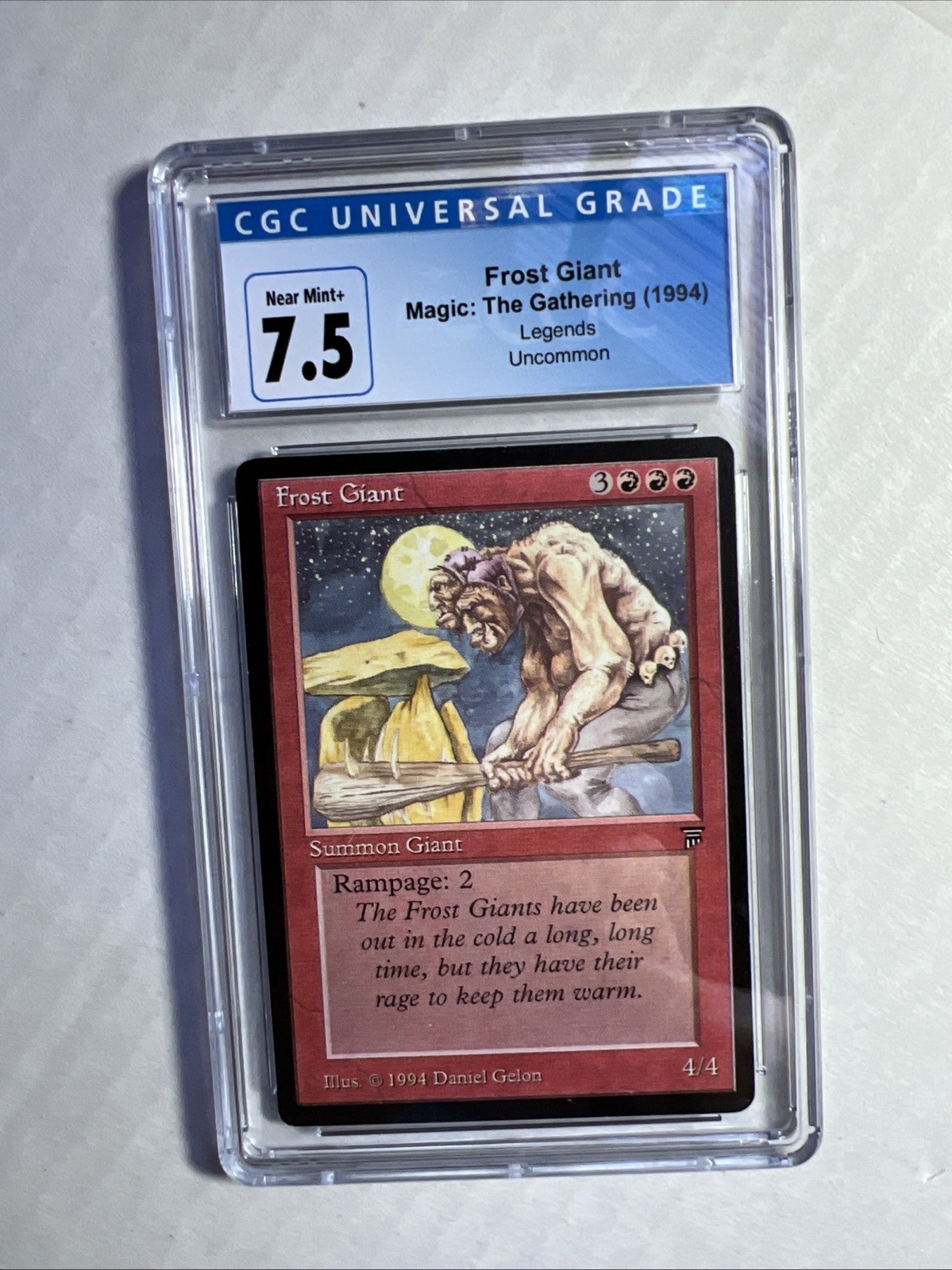 MTG Legends Frost Giant CGC 7.5 Near Mint+ 1994 release
