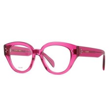 Celine Cat Eye Eyeglasses CL50132I 081 Pink Clear Celine Eyewear