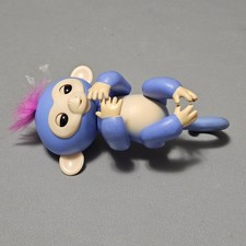 Blue Baby Monkey   Fingerlings Interactive Figure WowWee Motion Sound 4-inches