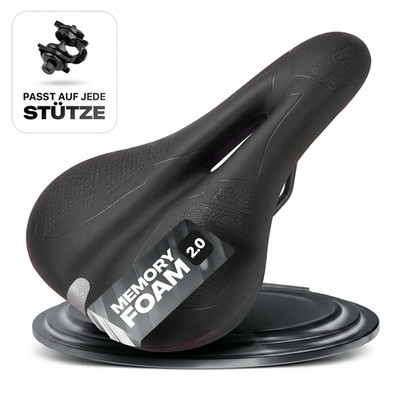 FASTLANE  Fahrradsattel - AirComfort - Memory-Foam 2.0 I maximaler Fahrkomfort