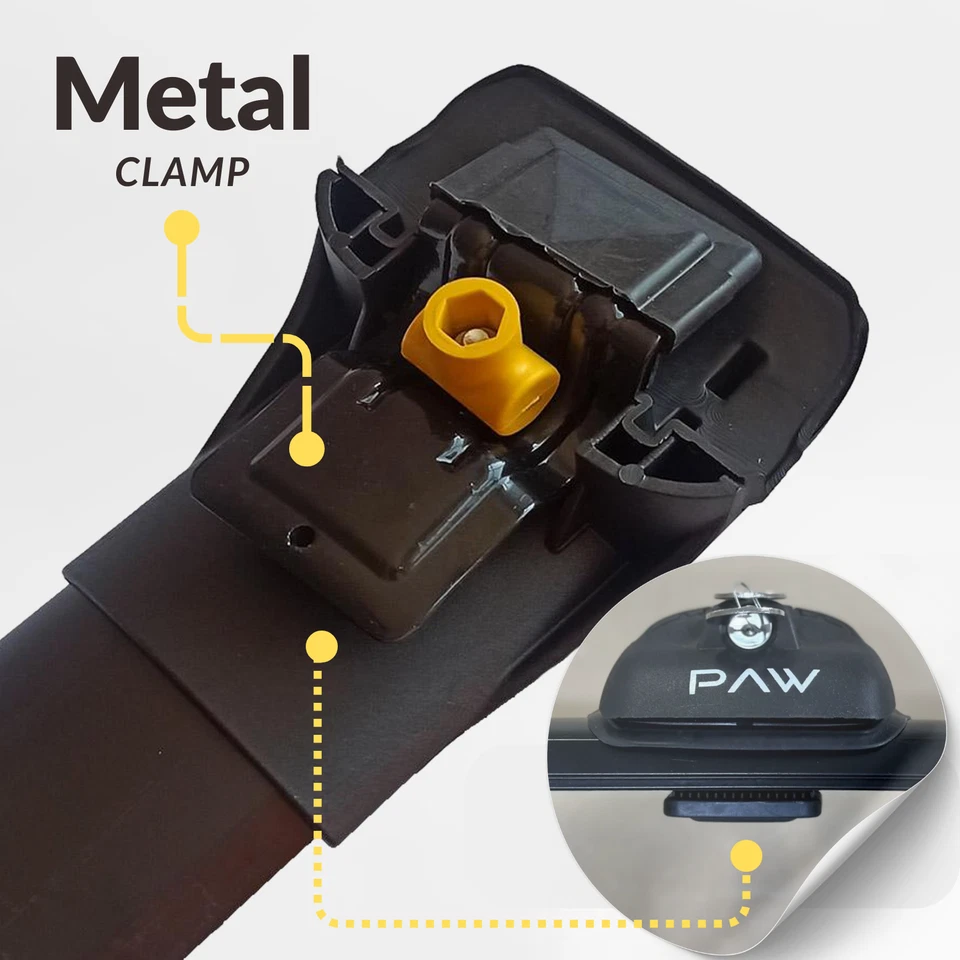 Barras transversales de techo para Hyundai PALISADE (2026-arriba), plateadas Foto 4 de 4