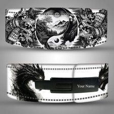 Tattoo Samurai Weightlifting Belt Leather Weight Lifting Belt Strength Training