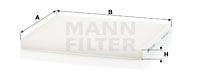 MANN-FILTER CU2243 Filter, Innenraumluft FüR Abarth Alfa Romeo CitroËN Opel