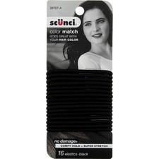 Scunci Color Match Color Match Hair Elastics, 16 Ct