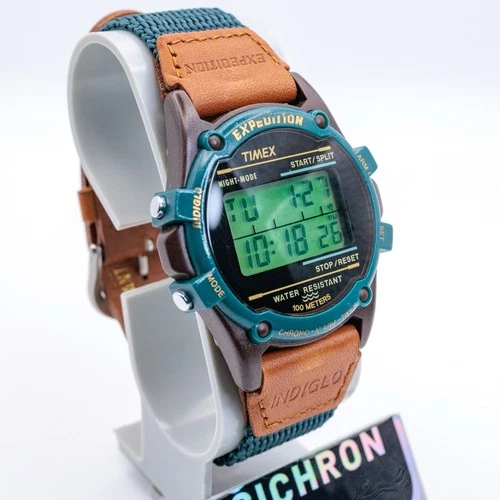 Timex Vintage Expedition 1998 745 F8 Indiglo Quartz Watch